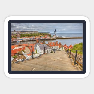 199 Steps From Whitby Abbey Sticker